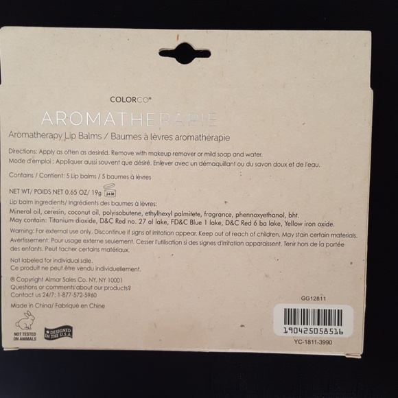 ColorCo Aromatherapy NIB Lip Balms - Picture 3 of 4